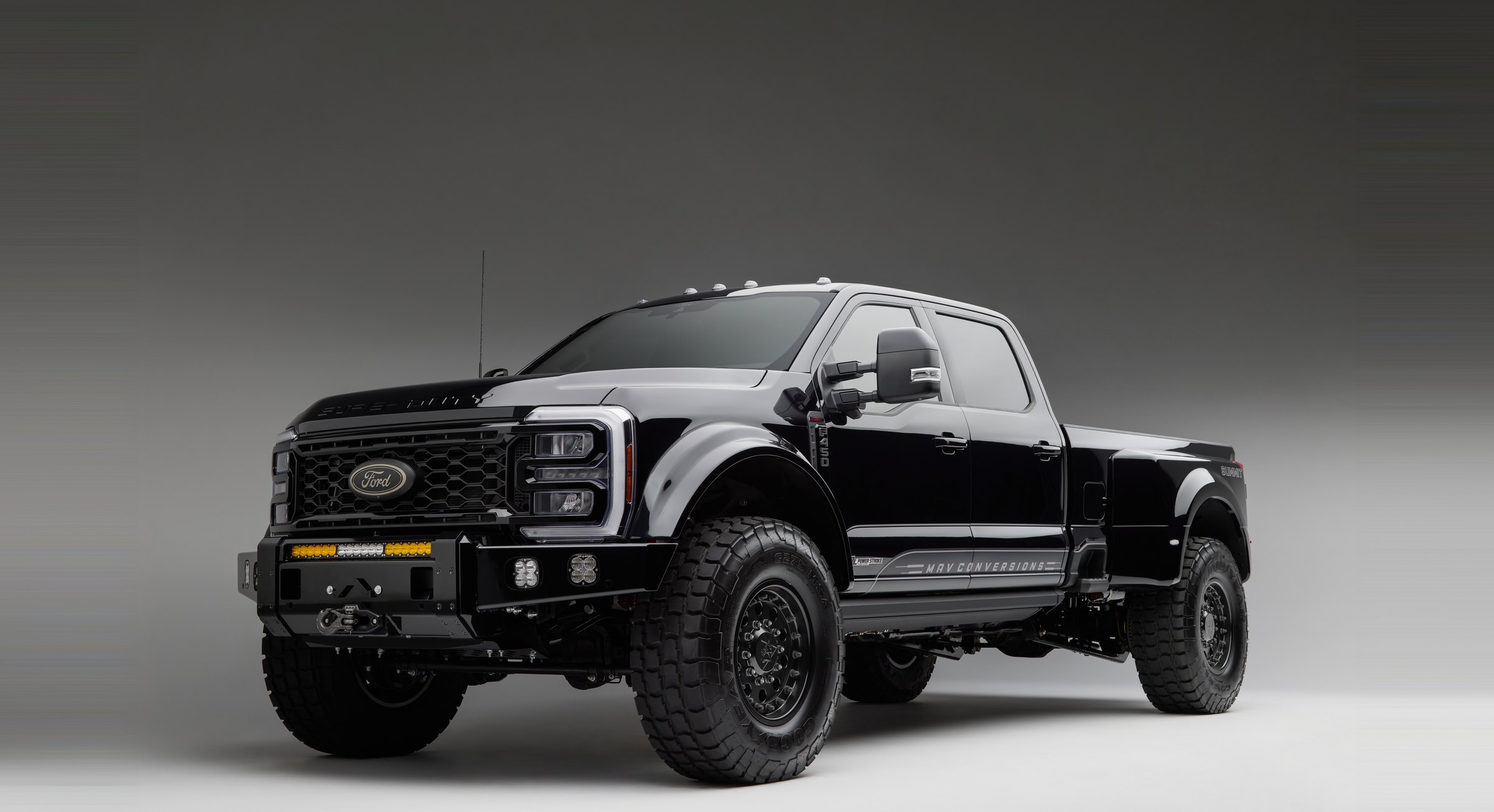A MAV-converted Ford F-450